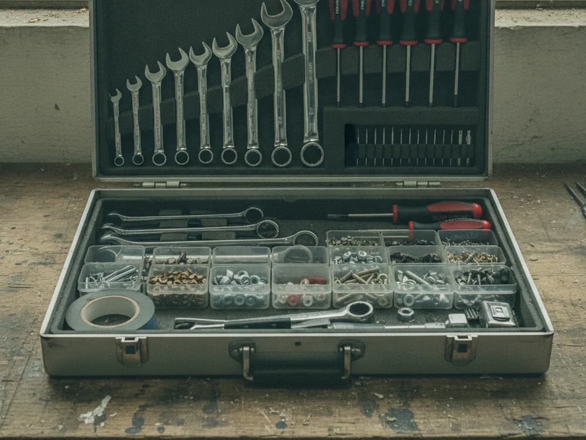 Werkzeugkiste für Kleinreparaturen